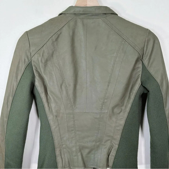 Andrew Marc New York Xsmall  Women's Lightweight Asymmetrical Leather Jacket - Picture 15 of 16